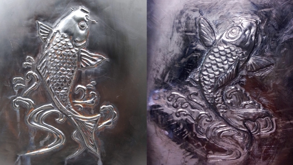 鯉の細工：福島県伊達市の屋根と雨どいの専門店：駒田板金